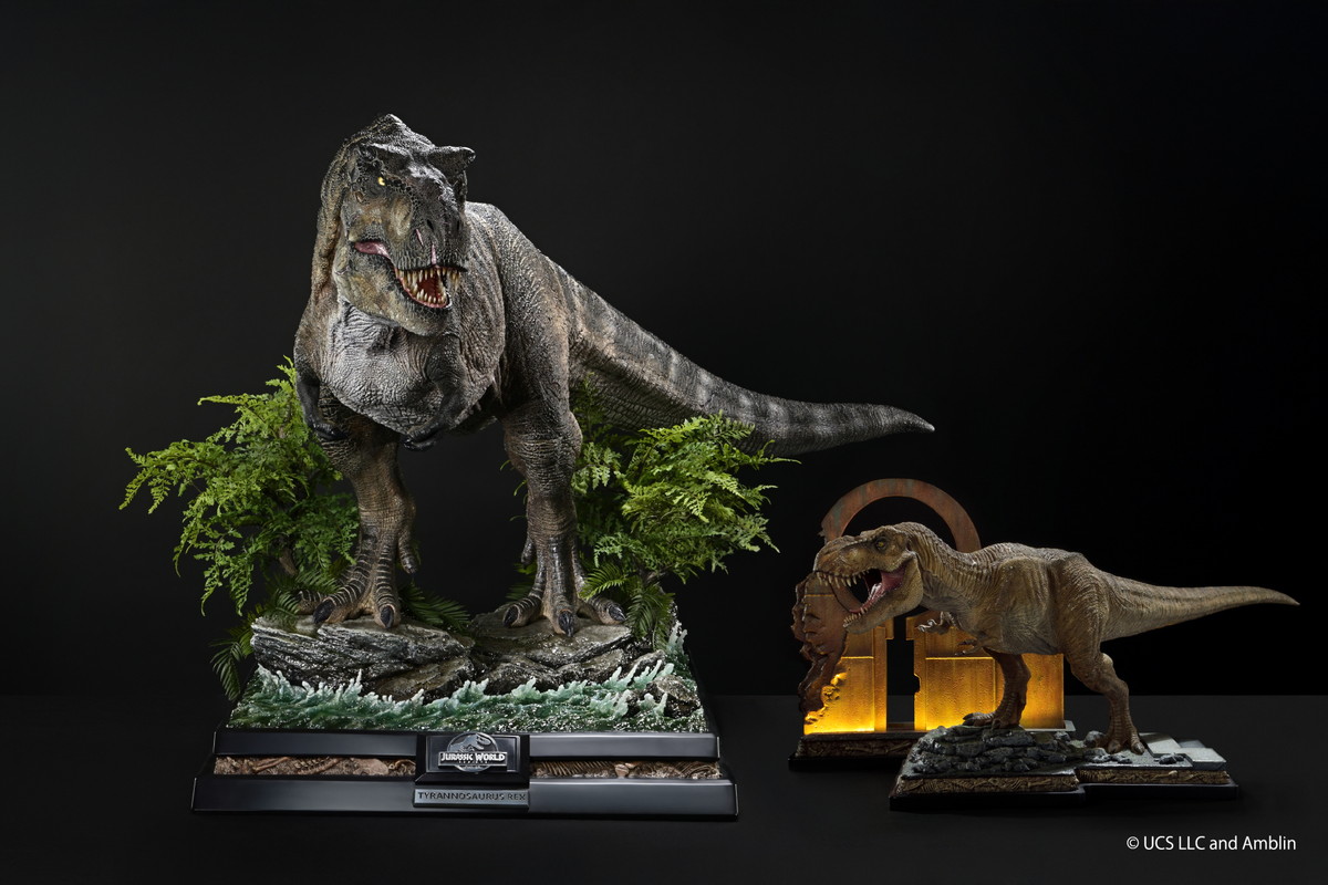 プライム1スタジオ新宿ギャラリーショップで世界最速展示がスタート!最新作「ジュラシック・ワールド/復活の大地」より「ティラノサウルス・レックス」が1/6スケールスタチューでお披露目!