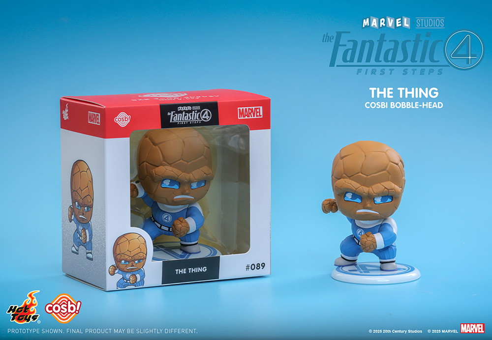 映画「ファンタスティック4」のキャラクターがホットトイズのデフォルメフィギュア「コスビ」に集結!手頃にコレクションできる「メタケシ」も登場