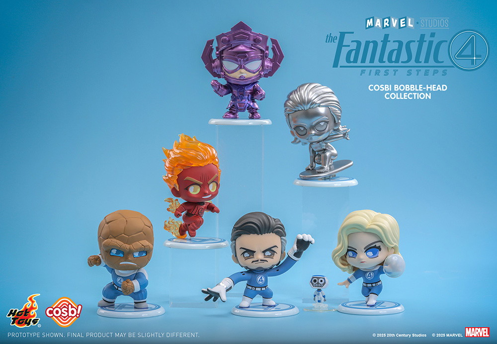映画「ファンタスティック4」のキャラクターがホットトイズのデフォルメフィギュア「コスビ」に集結!手頃にコレクションできる「メタケシ」も登場