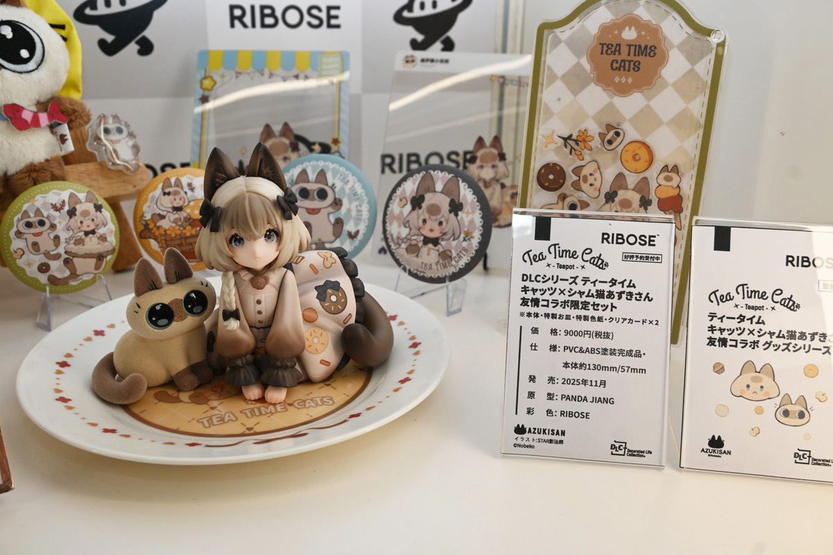 【ワンフェス2025夏フォトレポート】あみあみホビーキャンプブースから「勝利の女神:NIKKE」アニス、「生徒会にも穴はある!」陸奥こまろなどのフィギュアを紹介!