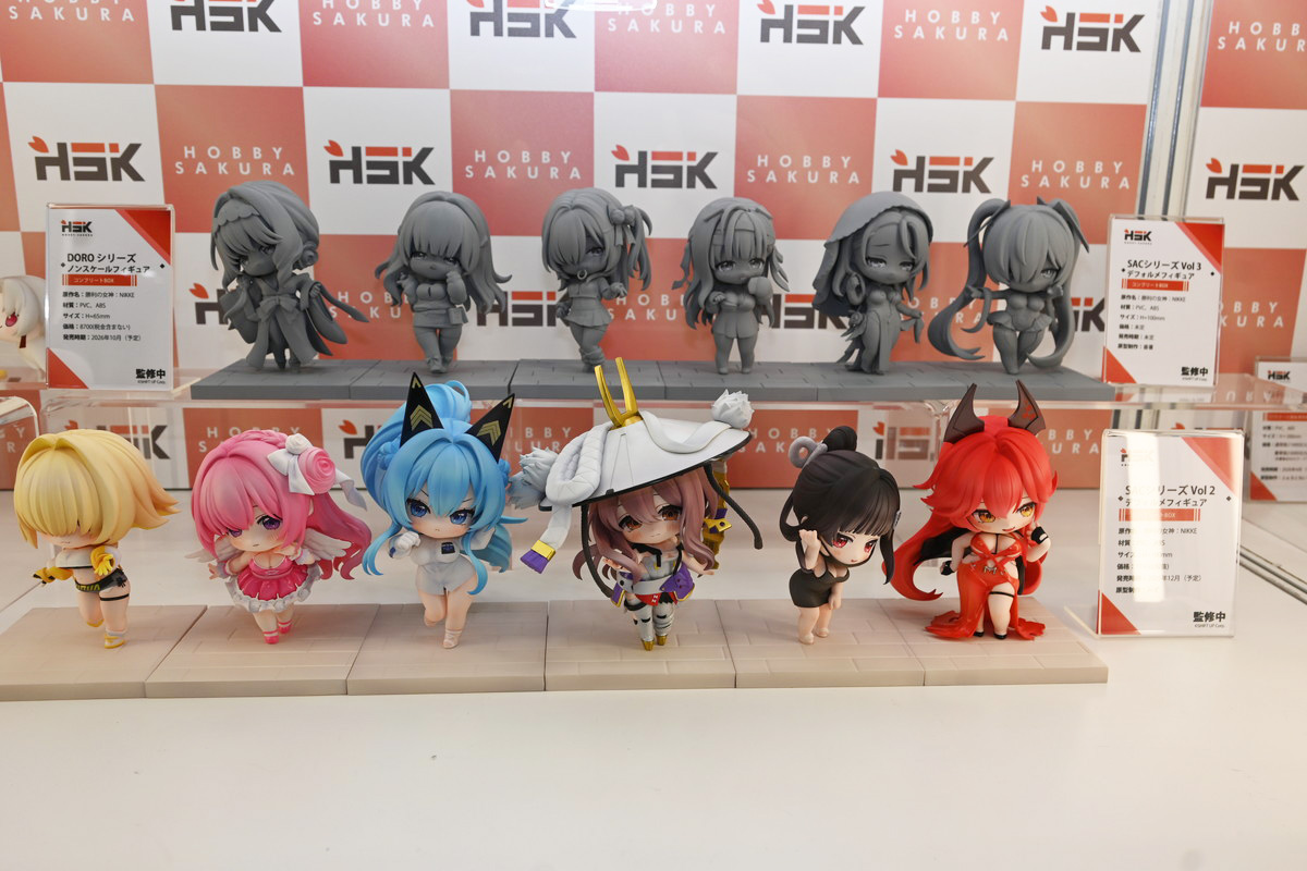 【ワンフェス2025夏フォトレポート】あみあみホビーキャンプブースから「鬼滅の刃」竈門炭治郎、竈門禰豆子、「ドールズフロントライン2:エクシリウム」マキアートなどのフィギュアを紹介!
